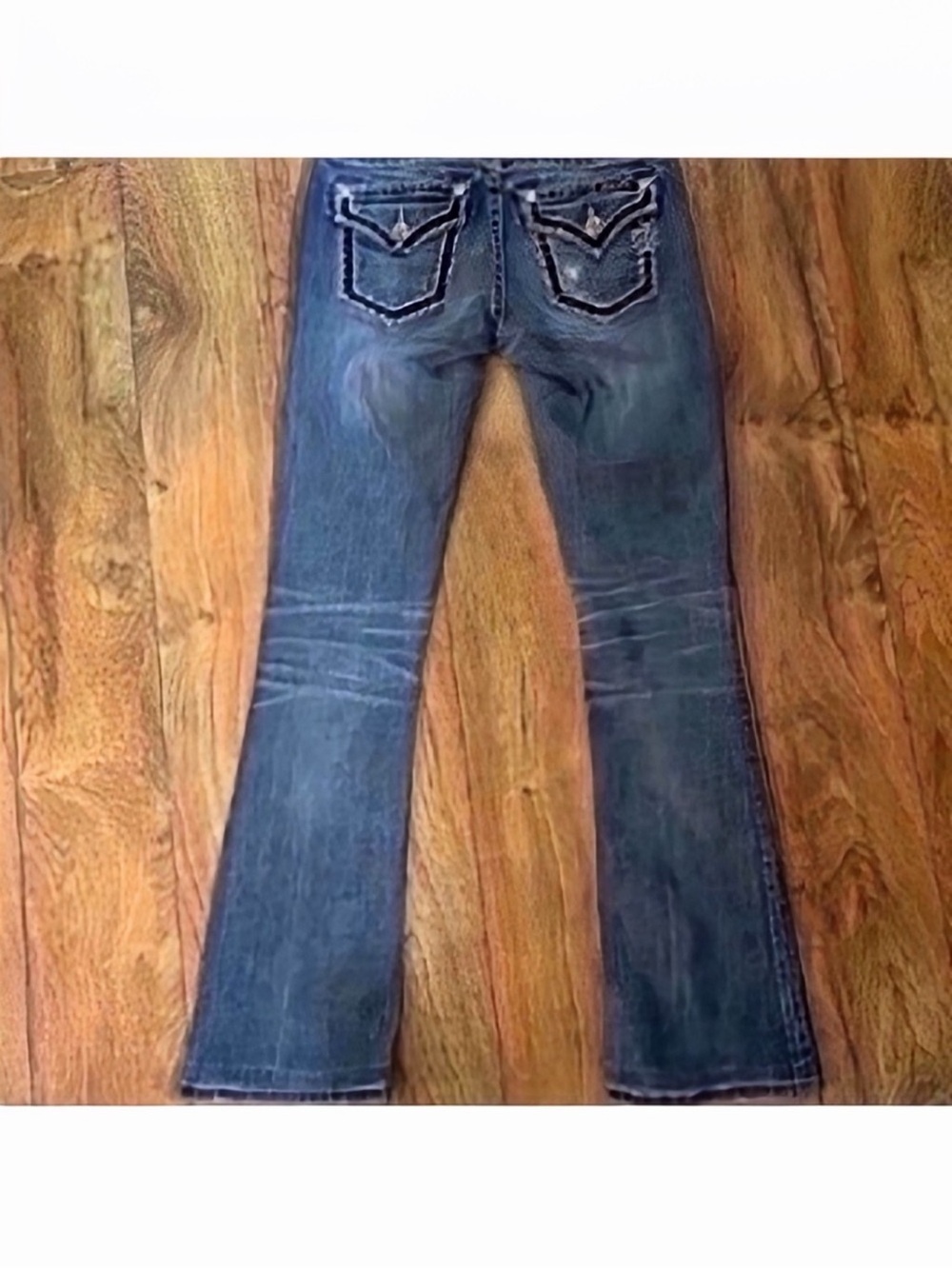 Beautiful Vintage Y2K Miss Me Relaxed Boot Jeans Contrast Stitching 34” Inseam